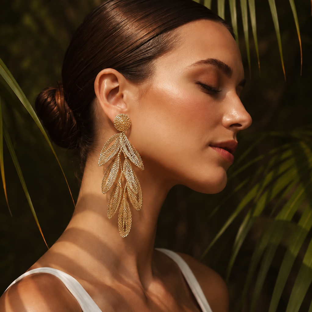 Aretes Lluvia de Pétalos
