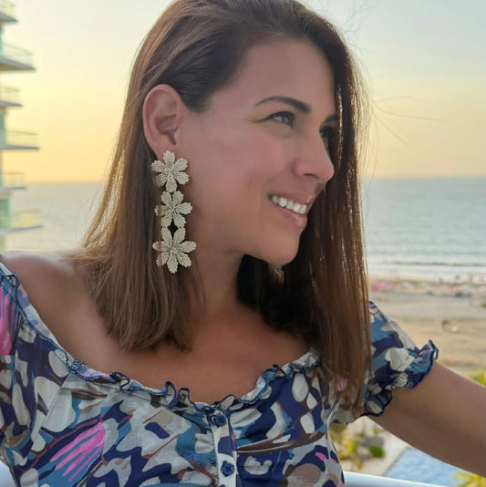 Aretes Aura de Margaritas